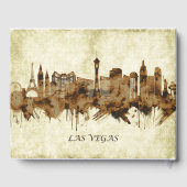 Las Vegas Nevada Cityscape Gästebuch (Rückseite)