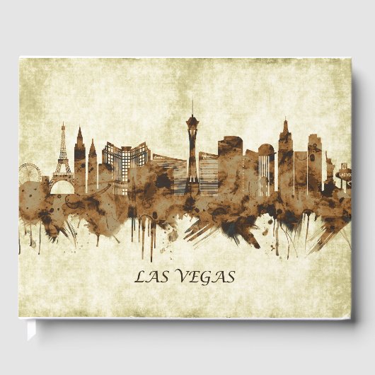 Las Vegas Nevada Cityscape Gästebuch (Vorderseite)