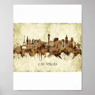 Las Vegas Nevada Cityscape Poster