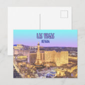 Las Vegas Nevada Der Streifen Vintag Postkarte (Vorne/Hinten)