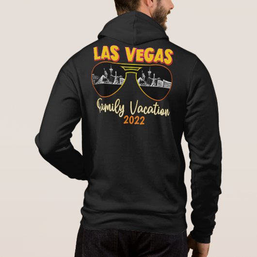 Las Vegas Nevada Familienurlaub Matching 2022  Hoodie (Rückseite)
