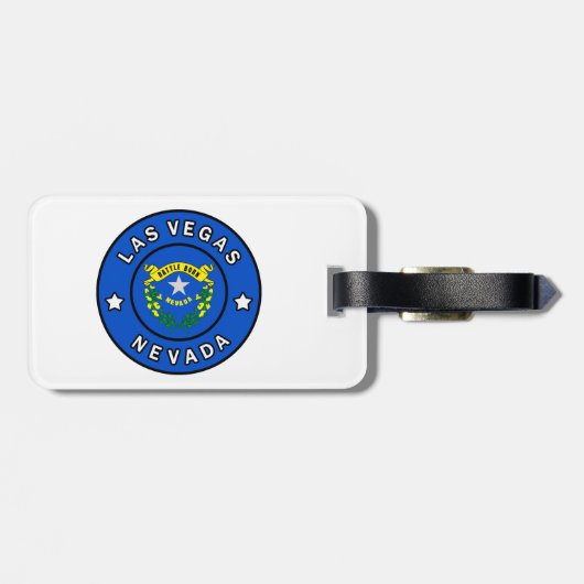 Las Vegas Nevada Gepäckanhänger (Rückseite horizontal)