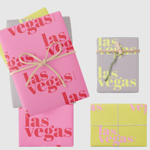 Las Vegas Nevada Geschenkverpackungsbedarf Geschenkpapier Set