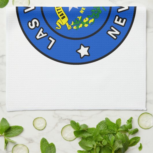 Las Vegas Nevada Geschirrtuch (Gefaltet)