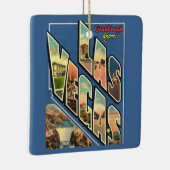 Las Vegas Nevada Greeting Keramikornament (Rechts)