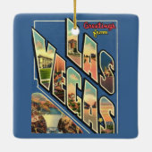 Las Vegas Nevada Greeting Keramikornament (Rückseite)