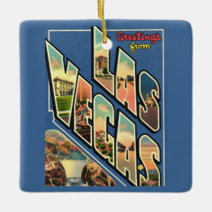 Las Vegas Nevada Greeting Keramikornament