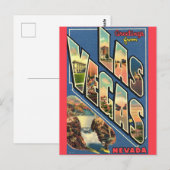 Las Vegas Nevada Greeting Postkarte (Vorne/Hinten)