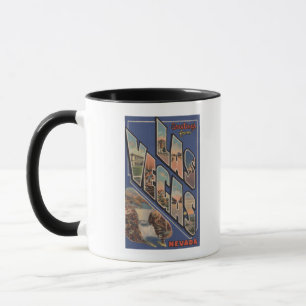 Las Vegas, Nevada - große Buchstabe-Szenen Tasse