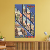 Las Vegas, Nevada - Große Buchstabenszenen 2 Leinwanddruck (Insitu (Wohnzimmer))