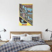 Las Vegas, Nevada - Große Buchstabenszenen Leinwanddruck (Insitu (Schlafzimmer))