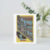 Las Vegas, Nevada - Große Buchstabenszenen Postkarte (Stehend Vorderseite)