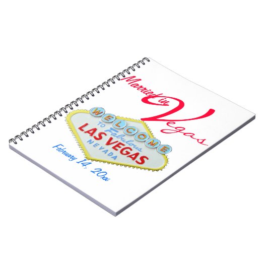 Las Vegas Nevada Hochzeit Notizblock (Linke Seite)