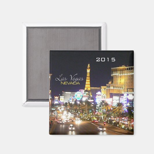 Las Vegas Nevada Magnet ändern Jahr (Vorderseite/Rückseite)