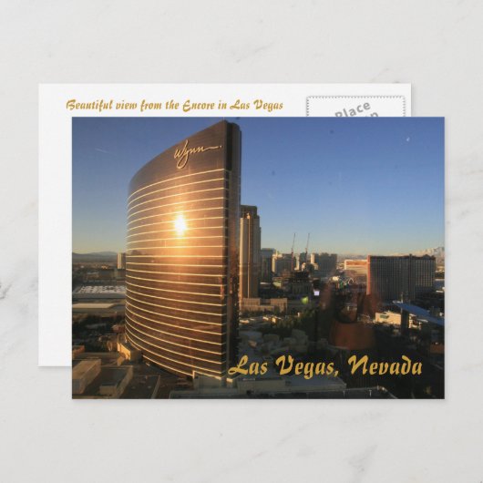 Las Vegas, Nevada Postcard Postkarte (Vorne/Hinten)