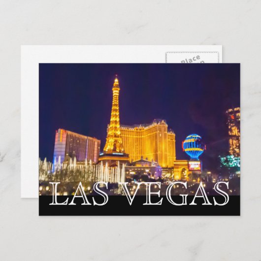Las Vegas, Nevada Postkarte (Vorne/Hinten)