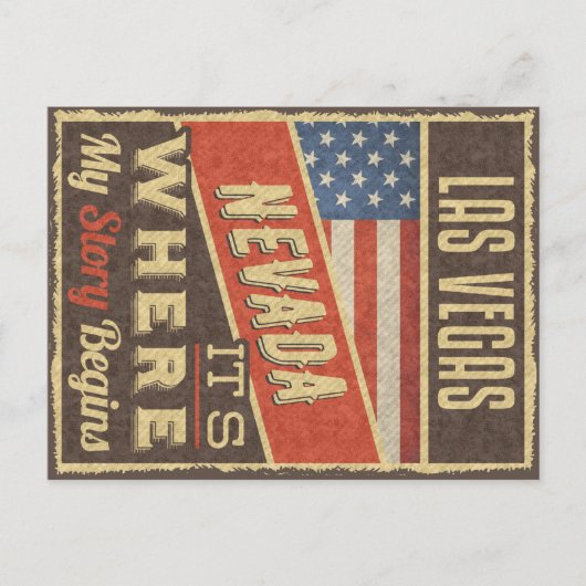 Las Vegas Nevada Postkarte (Vorderseite)