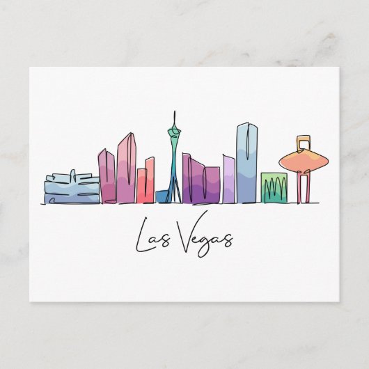 Las Vegas NEVADA Postkarte (Vorderseite)