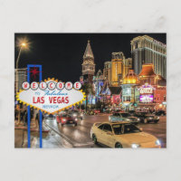 LAS VEGAS Nevada Reise Postkarte