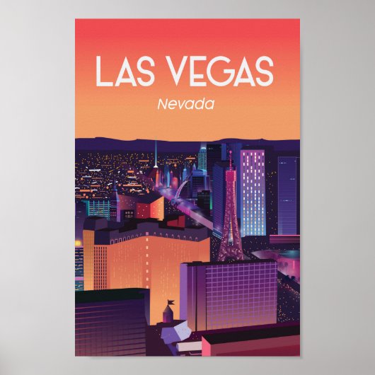 Las vegas nevada Reiseplakat Poster (Vorne)