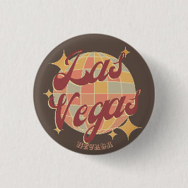 Las Vegas Nevada Retro Vintages Party Button