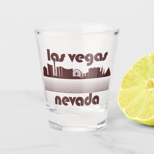 Las Vegas Nevada Schnapsglas (Vorderseite)
