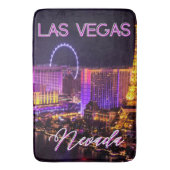Las Vegas Nevada Skyline Badematte (Vorderseite Vertikal)