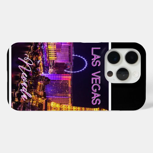 Las Vegas Nevada Skyline Case-Mate iPhone Hülle (Rückseite (Horizontal))