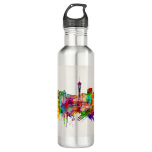 Las Vegas Nevada Skyline Edelstahlflasche