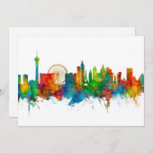 Las Vegas Nevada Skyline Einladung (Vorne/Hinten)