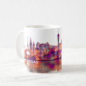 Las Vegas Nevada Skyline Kaffeetasse (Vorderseite Links)