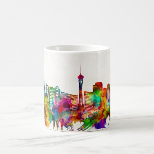 Las Vegas Nevada Skyline Kaffeetasse (Mittel)