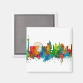 Las Vegas Nevada Skyline Magnet (Vorderseite/Rückseite)