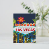 Las Vegas, Nevada | Skyline Postcard Postkarte (Stehend Vorderseite)