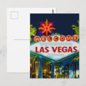 Las Vegas, Nevada | Skyline Postcard Postkarte (Vorne/Hinten)