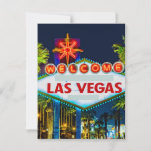 Las Vegas, Nevada   Skyline Postcard Postkarte