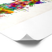 Las Vegas Nevada Skyline Poster (Ecke)