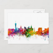 Las Vegas Nevada Skyline Postkarte (Vorne/Hinten)