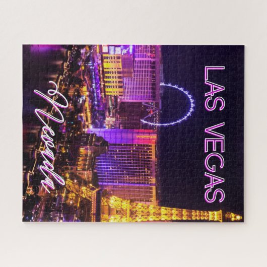 Las Vegas Nevada Skyline Puzzle (Horizontal)