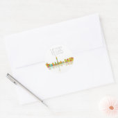 LAS VEGAS, NEVADA SKYLINE - Rundaufkleber Runder Aufkleber (Umschlag)