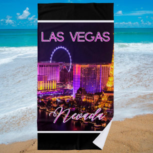 Las Vegas Nevada Skyline Strandtuch