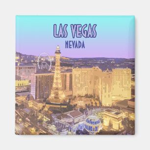 Las Vegas Nevada The Strip Vintage Magnet