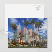 LAS VEGAS Nevada Travel Postkarte (Vorne/Hinten)