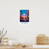 Las Vegas Nevada Travel Print Poster (Küche)