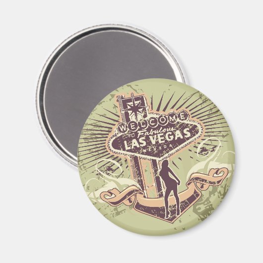 Las Vegas Nevada Tshirts und Geschenke Magnet (Vorderseite/Rückseite)