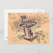 Las Vegas Nevada Tshirts und Geschenke Postkarte (Vorne/Hinten)