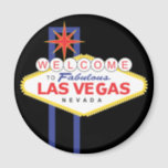 Las Vegas Nevada Urlaub Magnet<br><div class="desc">Herzlich willkommen im Vegas Baby! Die Stadt, die nie schläft! Dieser unterhaltsame Kühlschrankmagnet zeigt eine Grafik des berüchtigten Willkommenszeichens von Las Vegas vor einem Jet-schwarzen Hintergrund. Individuelle Reisemagnete verleihen Schließfächern, Schlafzimmern, Arbeitsbereich oder dem Kühlschrank einen Sofortstil, während Sie Ihre Notizen und Erinnerungen im Blick behalten haben. Designermagnete haben viele Einsatzmöglichkeiten...</div>