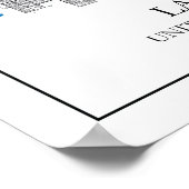 Las Vegas Nevada USA Cities Travel Poster (Ecke)