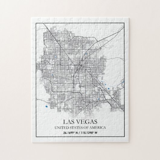 Las Vegas Nevada USA Cities Travel Puzzle (Vertikal)