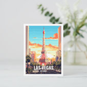 Las Vegas Nevada USA Famous Travel Places Postkarte (Stehend Vorderseite)